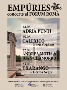 Empúries. Concerts al Fòrum Romà.