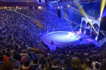 Festival Internacional del Circ “Elefant d’Or” 2021 - Edició Especial: Festival de Festivals Imatge de l'interior del Pavelló de Fontajau en format circ. Gran Circ de Nadal de Girona, 2016. 
