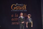 VII Premis Gaudí Greta Fernández i Marc Clotet, lliuradors del premi a la Millor actriu secundària