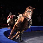 4º Festival Internacional del Circo Ciutat de Figueres Troupe Muratov. Vuelta a caballo. Rússia