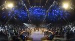 7è Festival Internacional del Circ Elefant d'Or Foto interior de la carpa durant la cloenda d'un espectacle